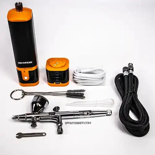 Cordless airbrush battery powered compressor with airbrush kit NO-NAME brand