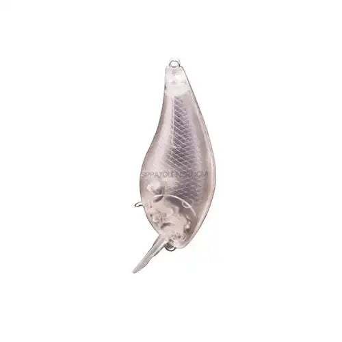 Crank Bait Clear Unpainted Plastic Fishing Lure (Shallow Diving)