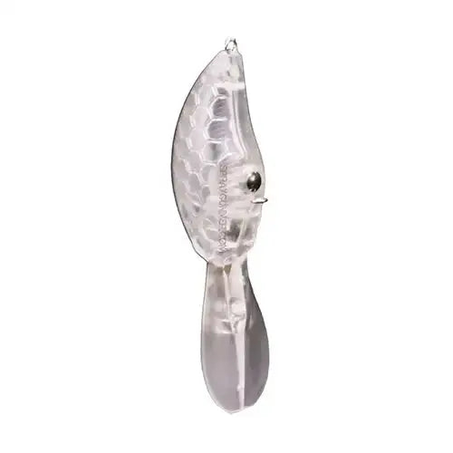 Crank Bait Clear Unpainted Plastic Fishing Lure (hex pattern)