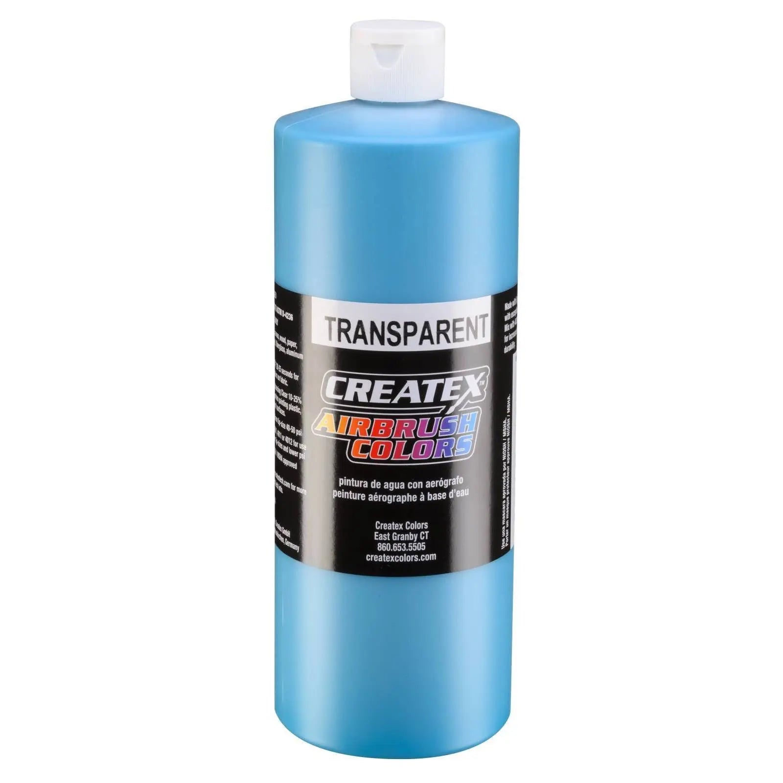 Createx Airbrush Colors Transparent Caribbean Blue 5105 Createx