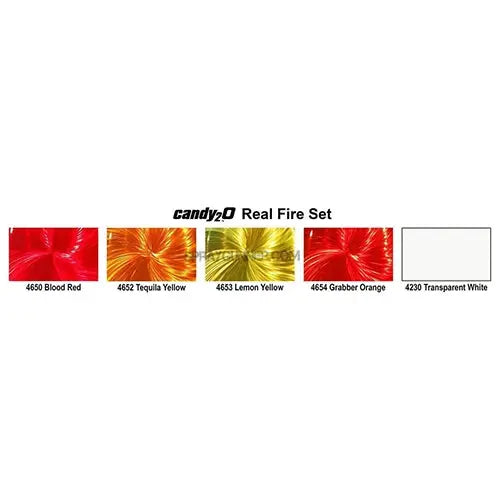 Createx Colors candy2o Real Fire Paint Set Createx