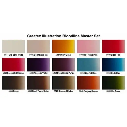 Createx Illustration Bloodline Master Set 2oz Createx