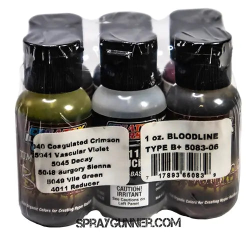 Createx Illustration Bloodline Type B+ 2oz Set Createx