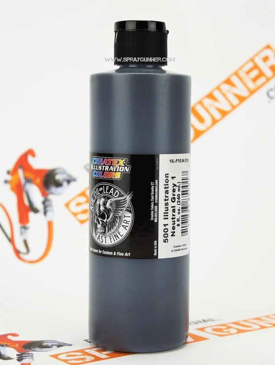Createx Illustration Colors Air, Oil and Lead: Neutral Grey 1 (5001) Createx