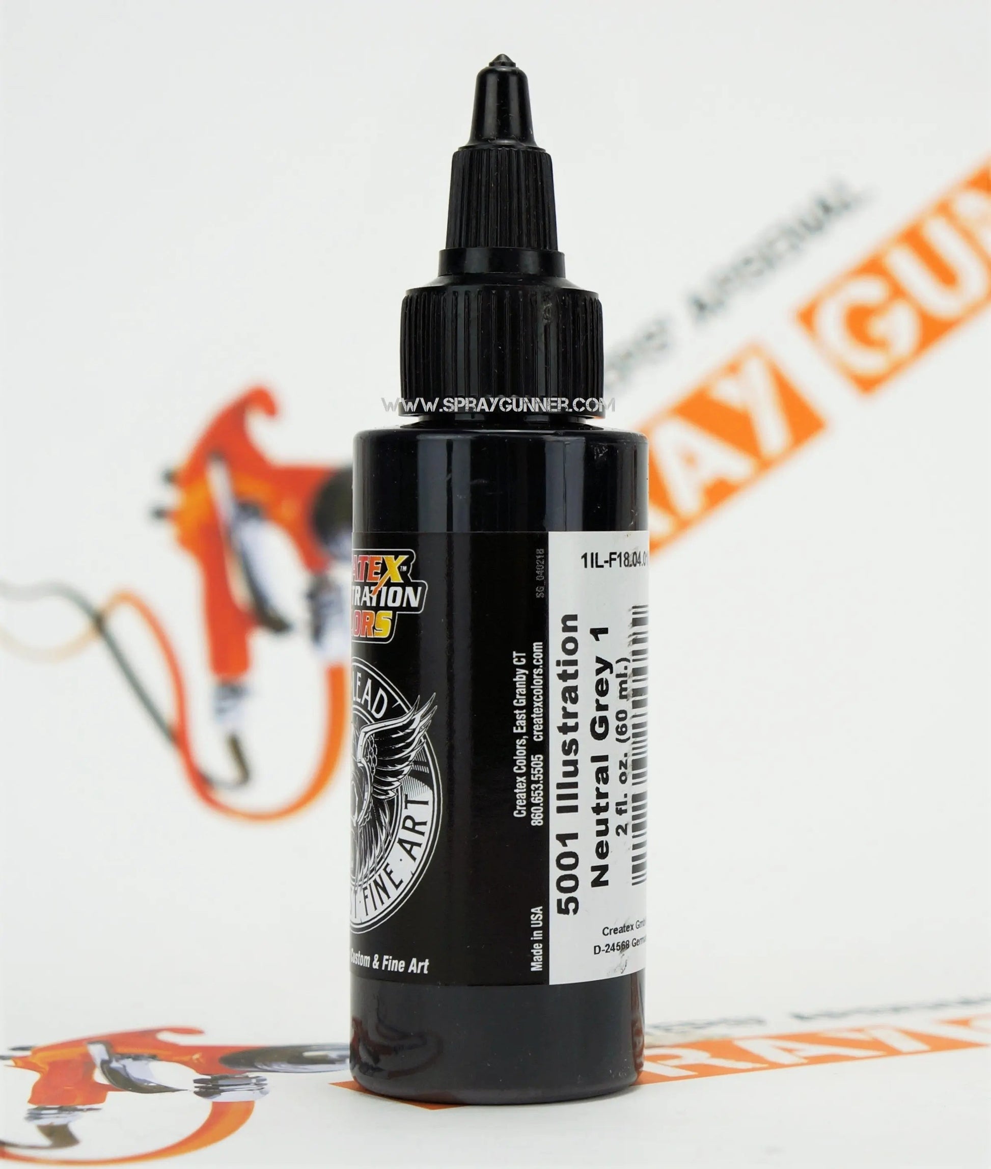 Createx Illustration Colors Air, Oil and Lead: Neutral Grey 1 (5001) Createx