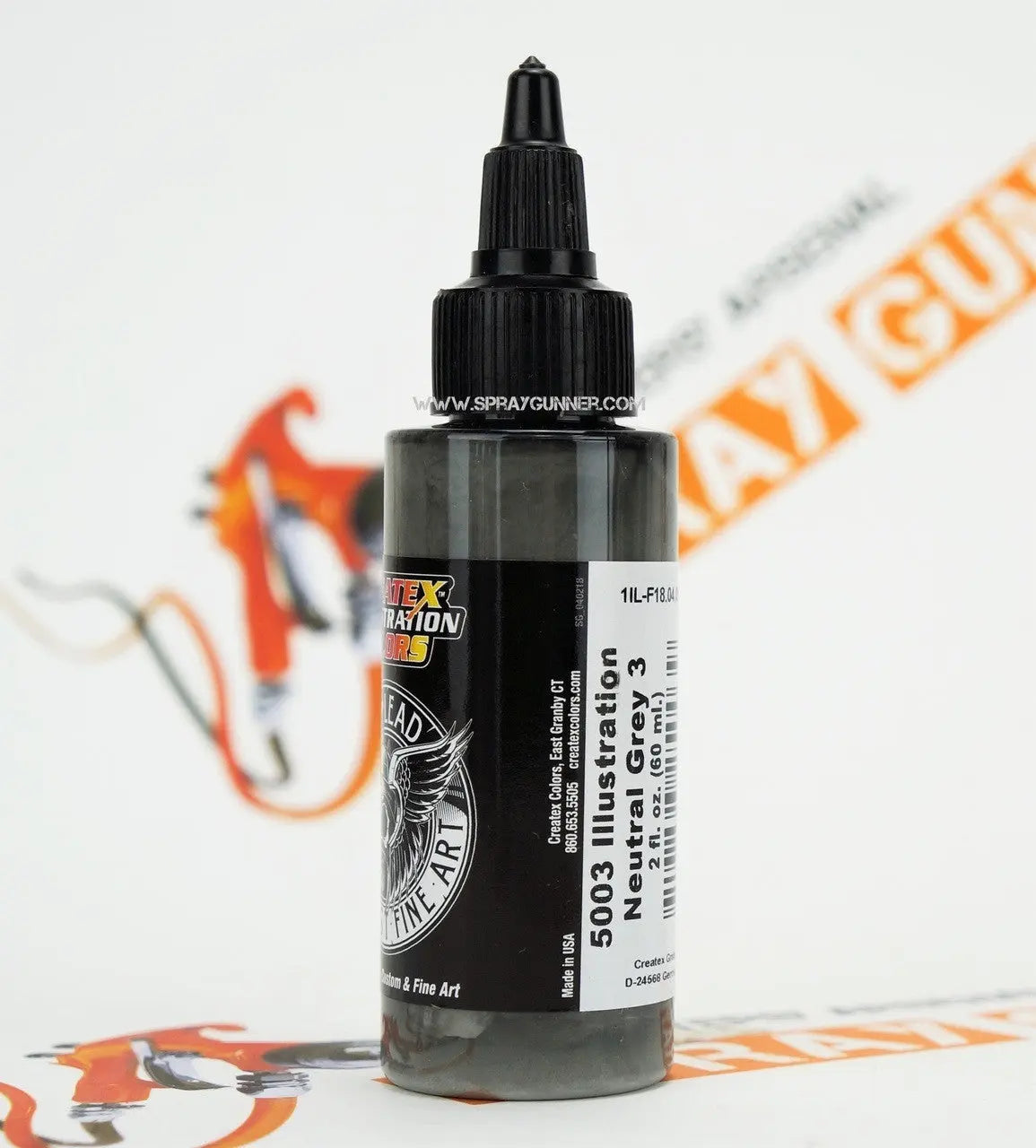 Createx Illustration Colors Air, Oil and Lead: Neutral Grey 3 (5003) Createx