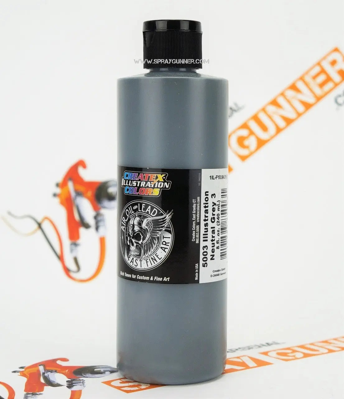 Createx Illustration Colors Air, Oil and Lead: Neutral Grey 3 (5003) Createx