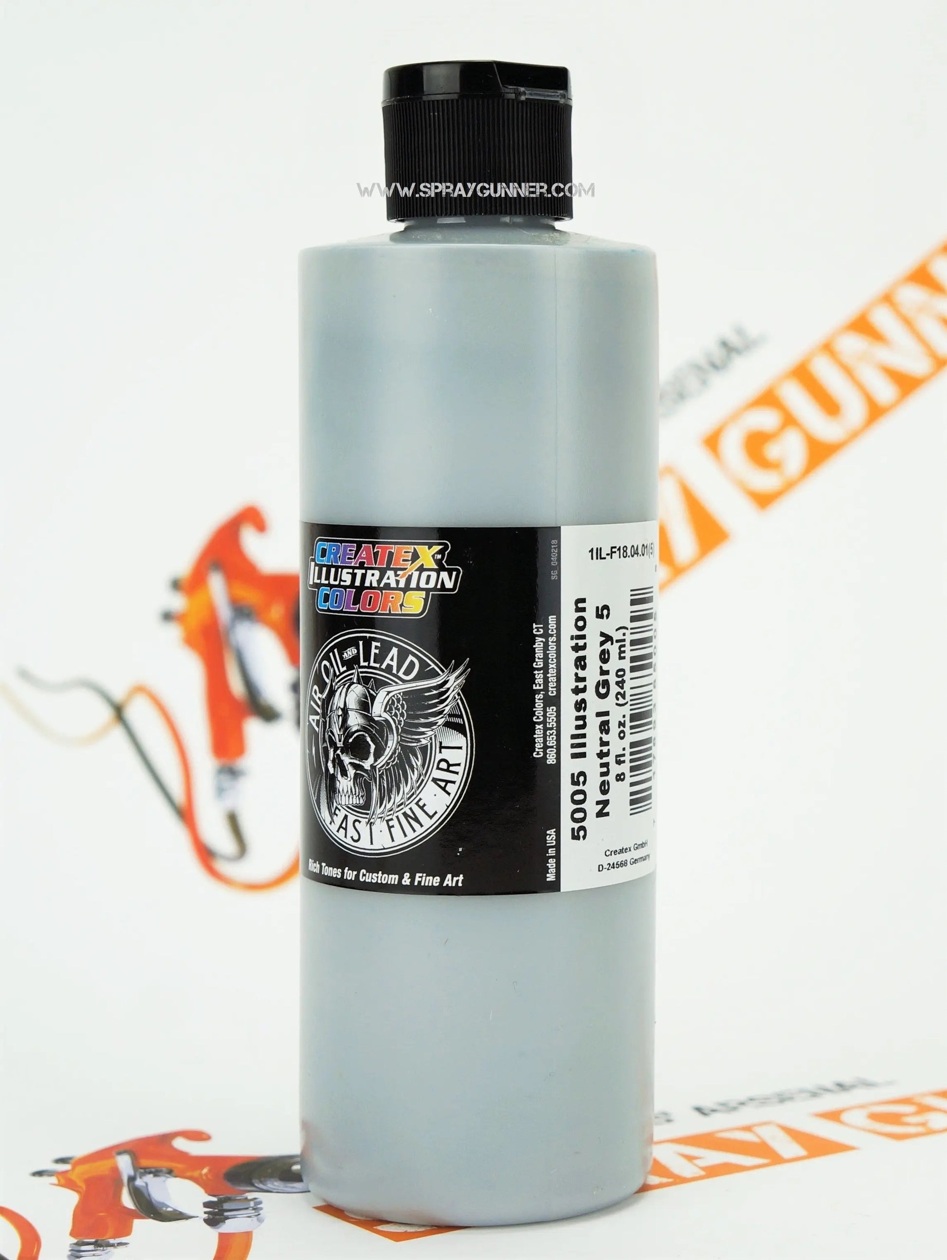 Createx Illustration Colors Air, Oil and Lead: Neutral Grey 5 (5005) Createx