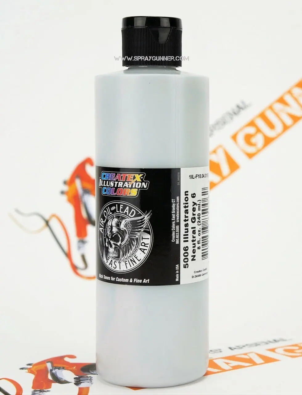 Createx Illustration Colors Air, Oil and Lead: Neutral Grey 6 (5006) Createx