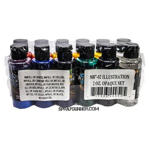 Createx Illustration Colors Opaque Master Set 2oz Createx