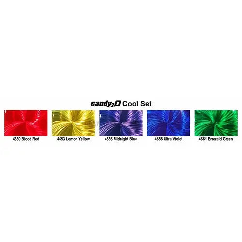 Createx candy2o Cool Set 4oz. (4967-C) kandy paint Createx