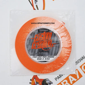 Custom Creative Fine Line Orange Tape