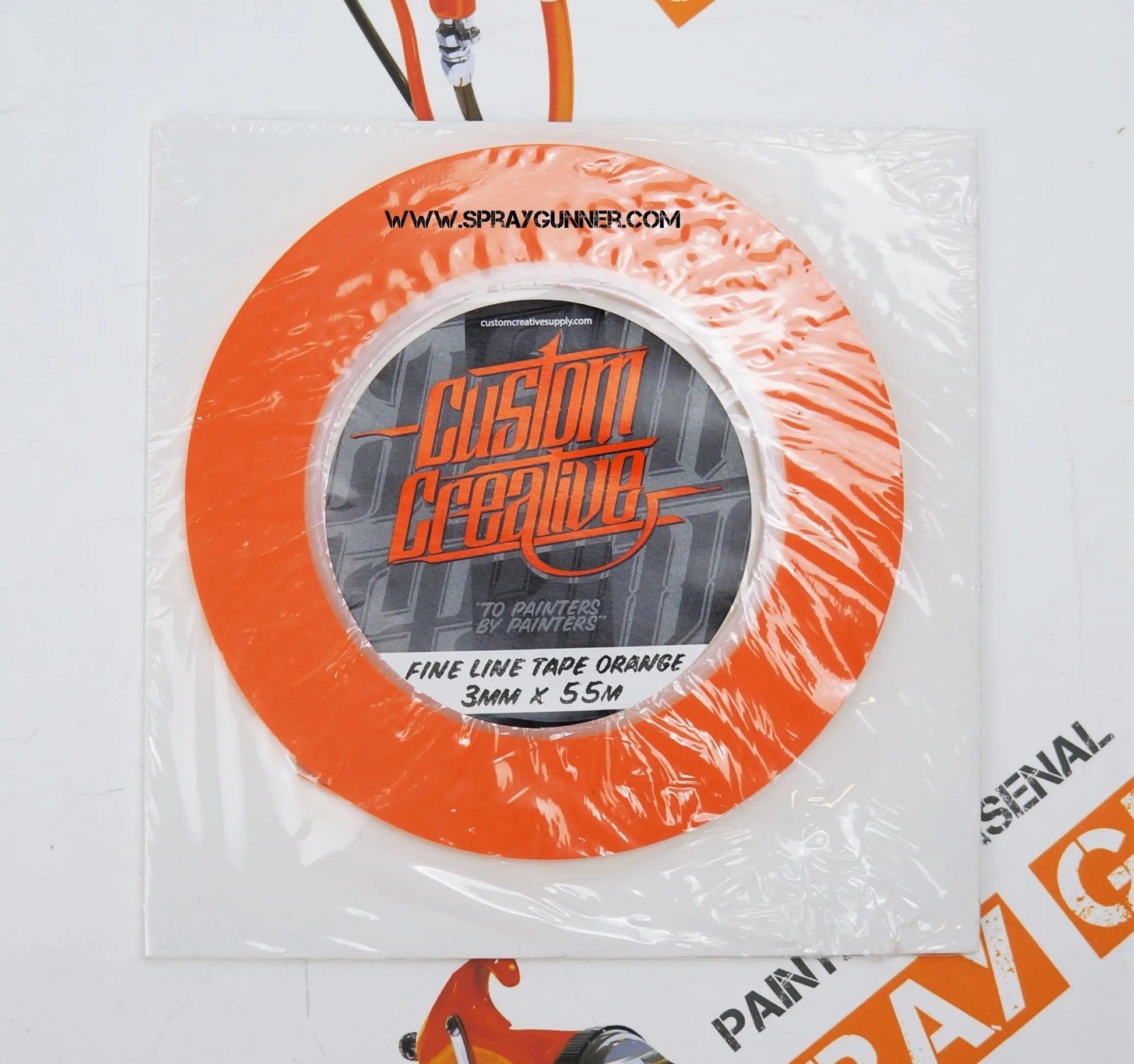 Custom Creative Fine Line Orange Tape Custom Creative