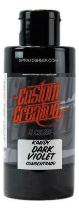 Custom Creative Paints: Concentrated Kandy Dark Violet 150ml (5oz) Custom Creative