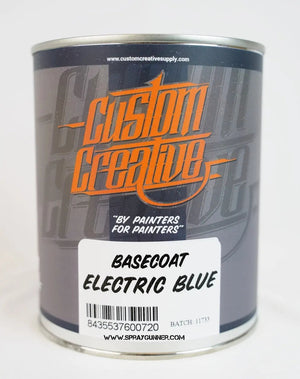 Custom Creative Paints: Electric Blue Metallic 1 liter (33.8oz)