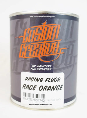 Custom Creative Paints: Flourescent Race Orange 1 liter (33.8oz)