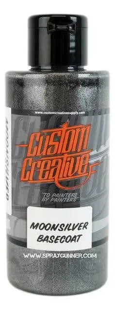 Custom Creative Paints:  Moonsilver Metallic 150ml (5oz)