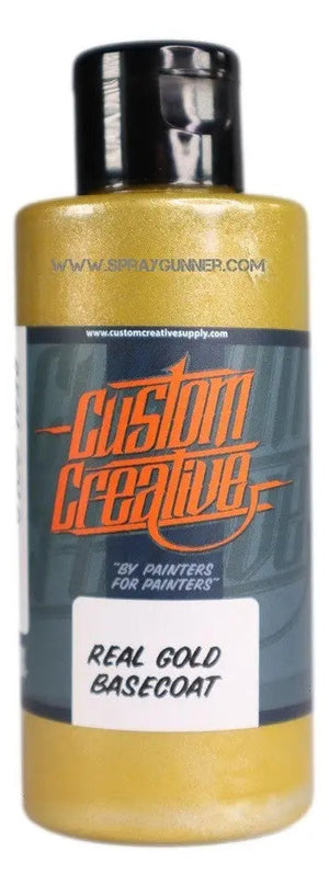 Custom Creative Paints: Real Gold Metallic 150ml (5oz)