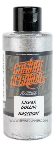 Custom Creative Paints: Silver Dollar Metallic 150ml (5oz)