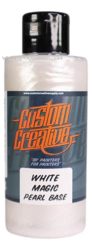 Custom Creative Paints: White Magic Pearl Basecoat 150ml (5oz)