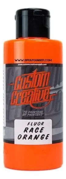 Custom Creative Solvent-Based Racing Fluorescents: Race Orange