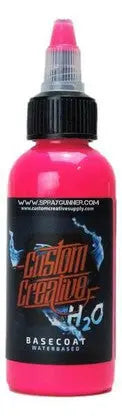 Custom Creative Water-Based Paint: Fluorescent Snob Pink Custom Creative