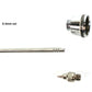 GX13 Pistol Trigger Gravity Feed Airbrush Set with Round and Fan Pattern Caps by NO-NAME Brand