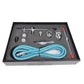 Gravity-Feed Airbrush Kit with 3 nozzle sets and cups by NO-NAME Brand