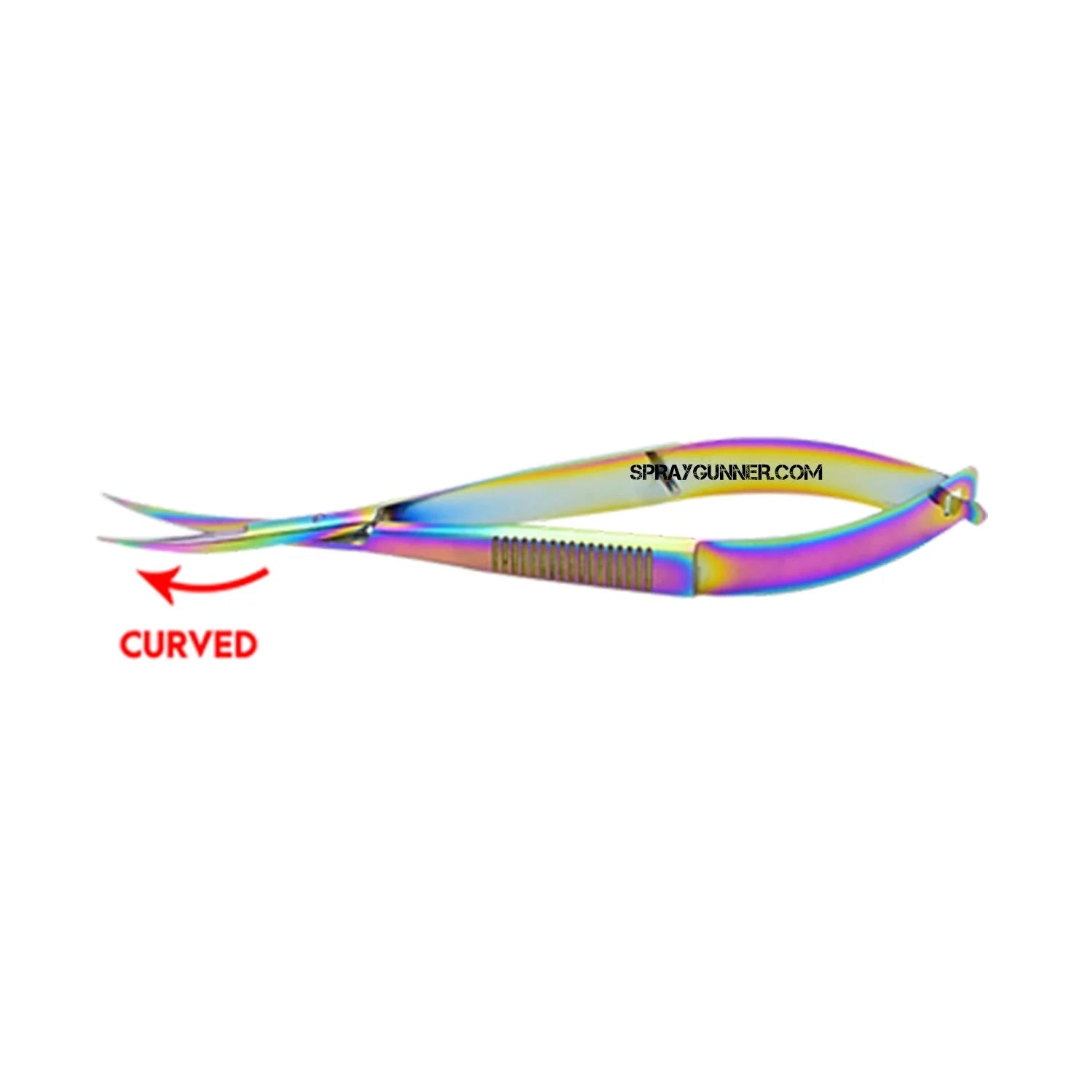 FAMORE EZ Snip Micro Serrated Titanium Coated Curved Blade (738T) Famore