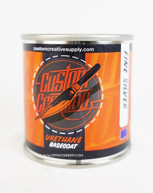 Fine Silver urethane striping paint 125ml by Custom Creative