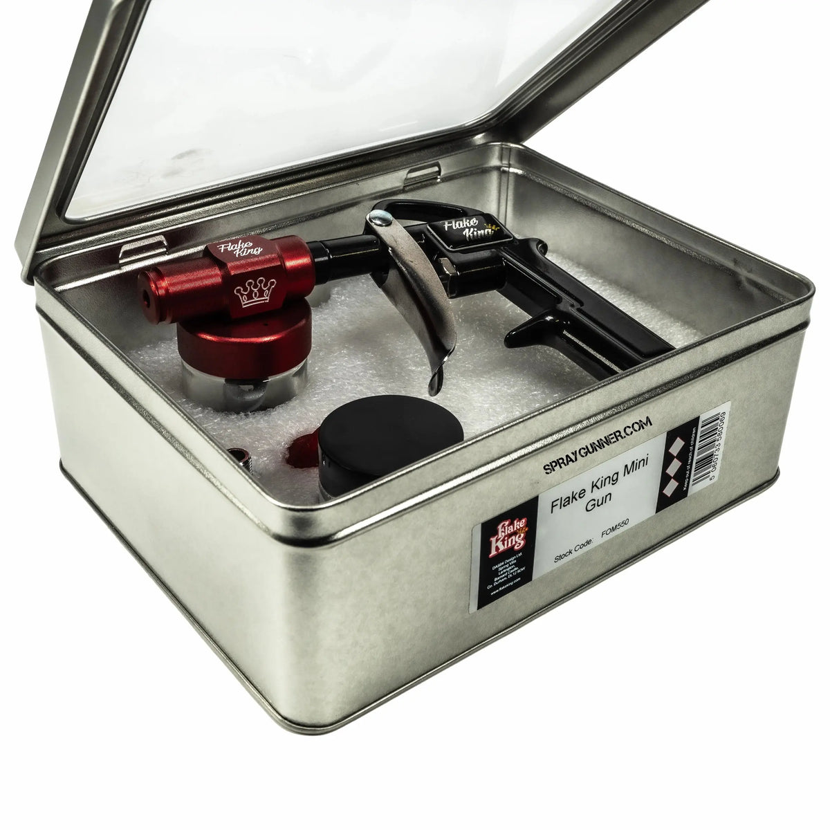 Flake King: 550 Mini Dry Metal Flake Gun