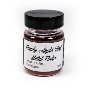 Flake King: Candy Apple Red Metal Flake