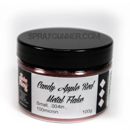 Flake King: Candy Apple Red Metal Flake