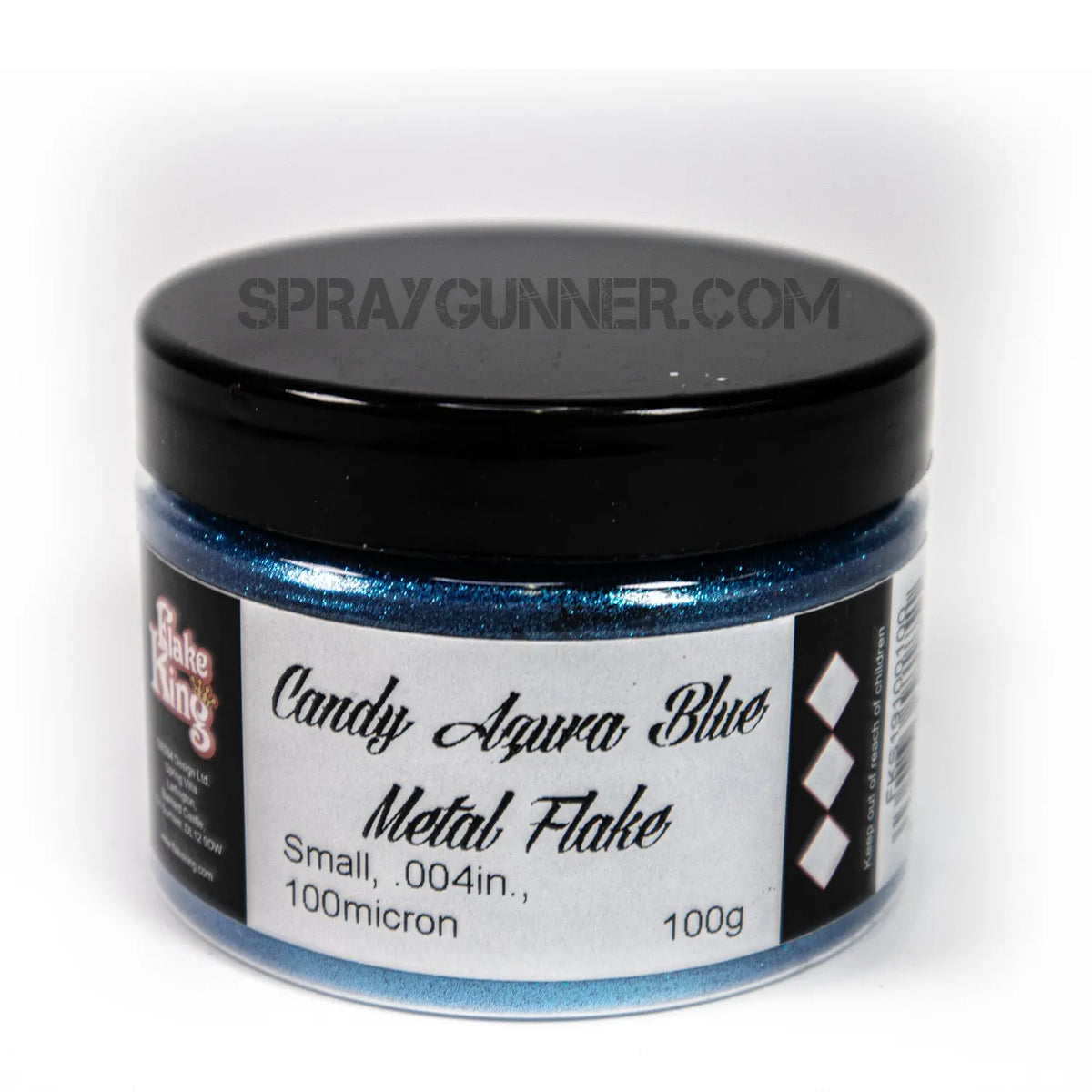 Flake King: Candy Azura Blue Metal Flake