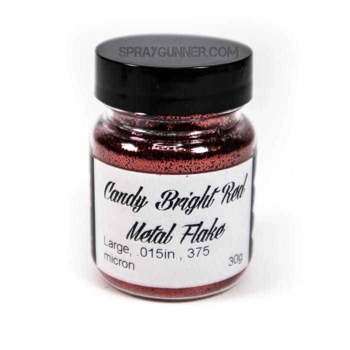 Flake King: Candy Bright Red Metal Flake