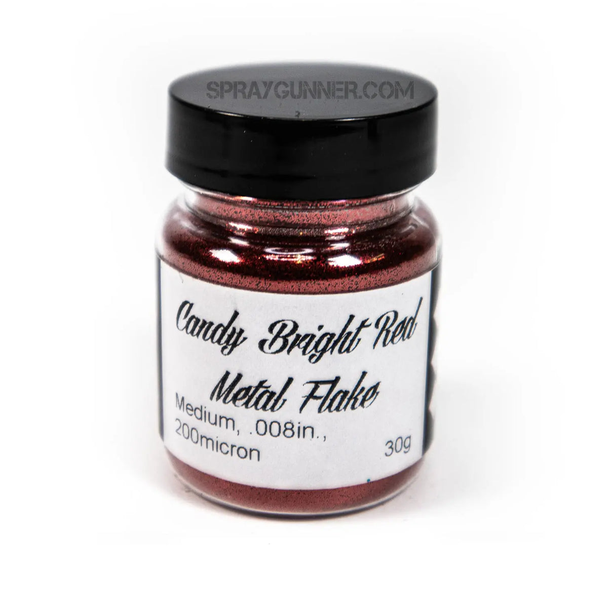 Flake King: Candy Bright Red Metal Flake