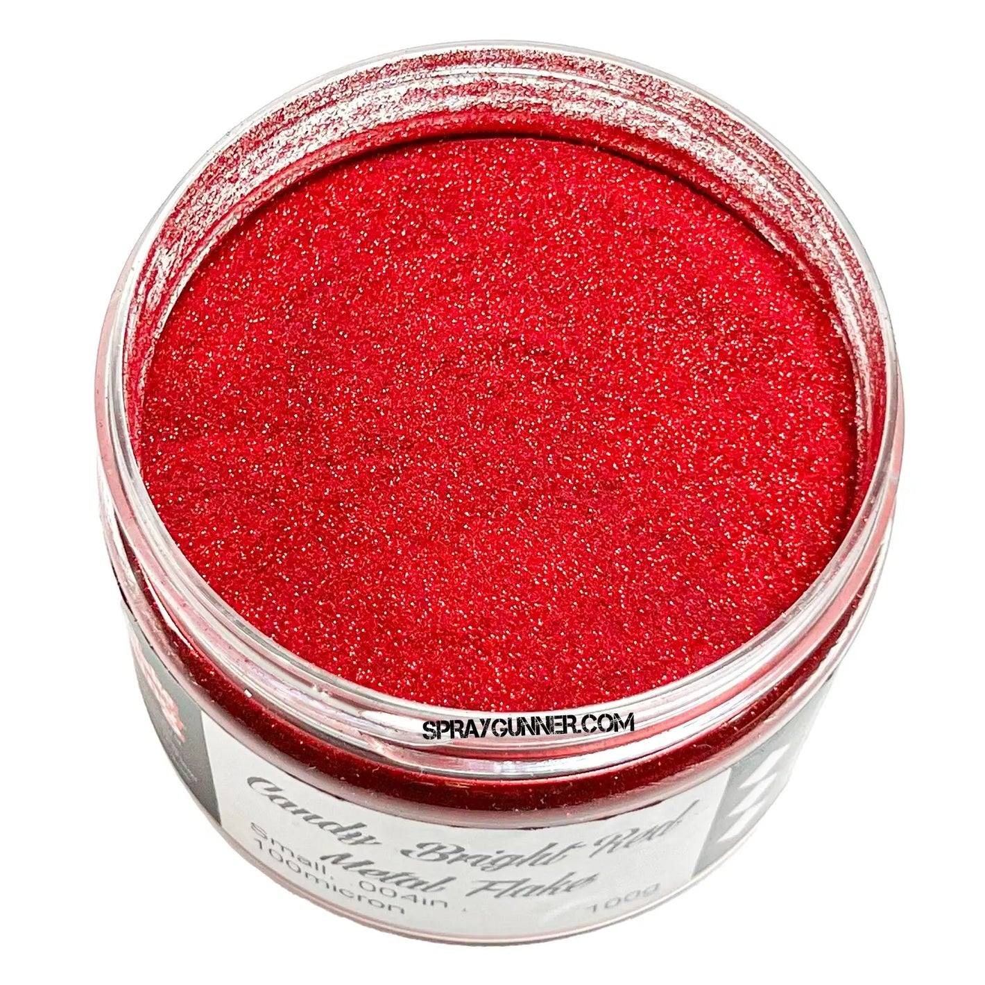 Flake King: Candy Bright Red Metal Flake