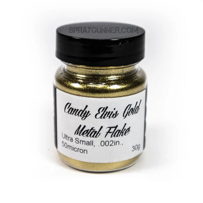 Flake King: Candy Elvis Gold Metal Flake