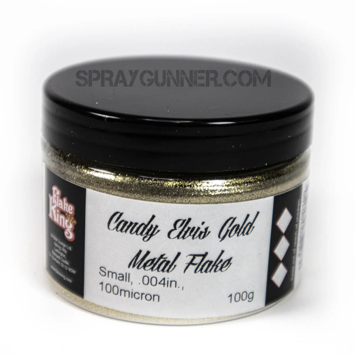 Flake King: Candy Elvis Gold Metal Flake