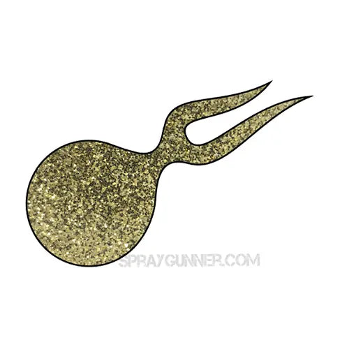 Flake King: Candy Elvis Gold Metal Flake