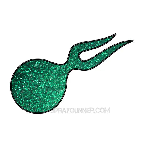 Flake King: Candy Emerald Green Metal Flake