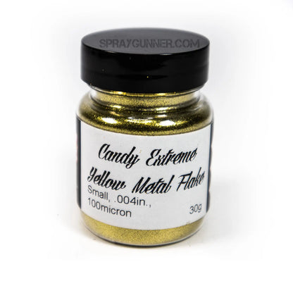Flake King: Candy Extreme Yellow Metal Flake