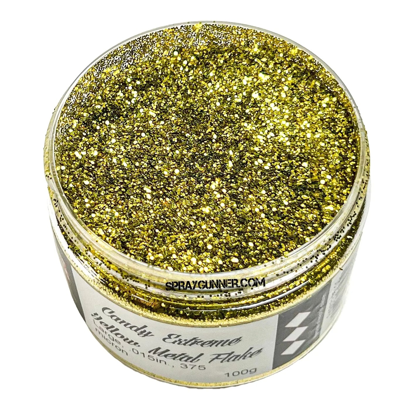Flake King: Candy Extreme Yellow Metal Flake