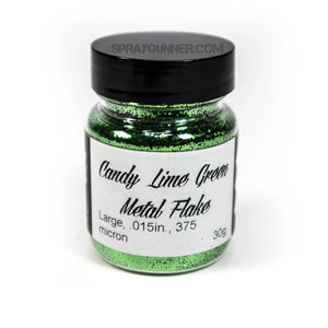 Flake King: Candy Lime Green Metal Flake