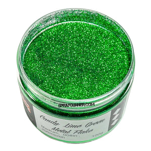 Flake King: Candy Lime Green Metal Flake Flake King