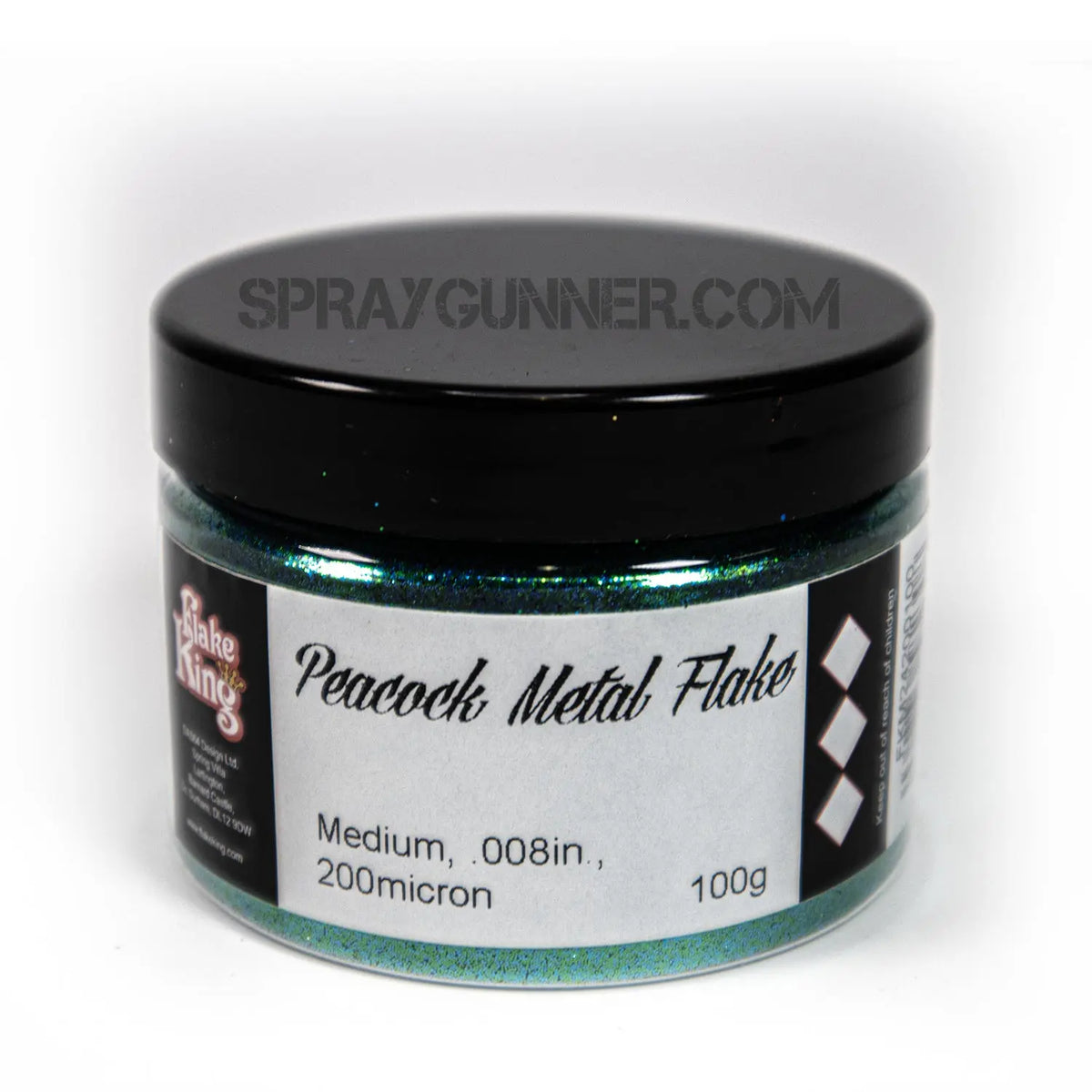 Flake King: Candy Peacock Metal Flake