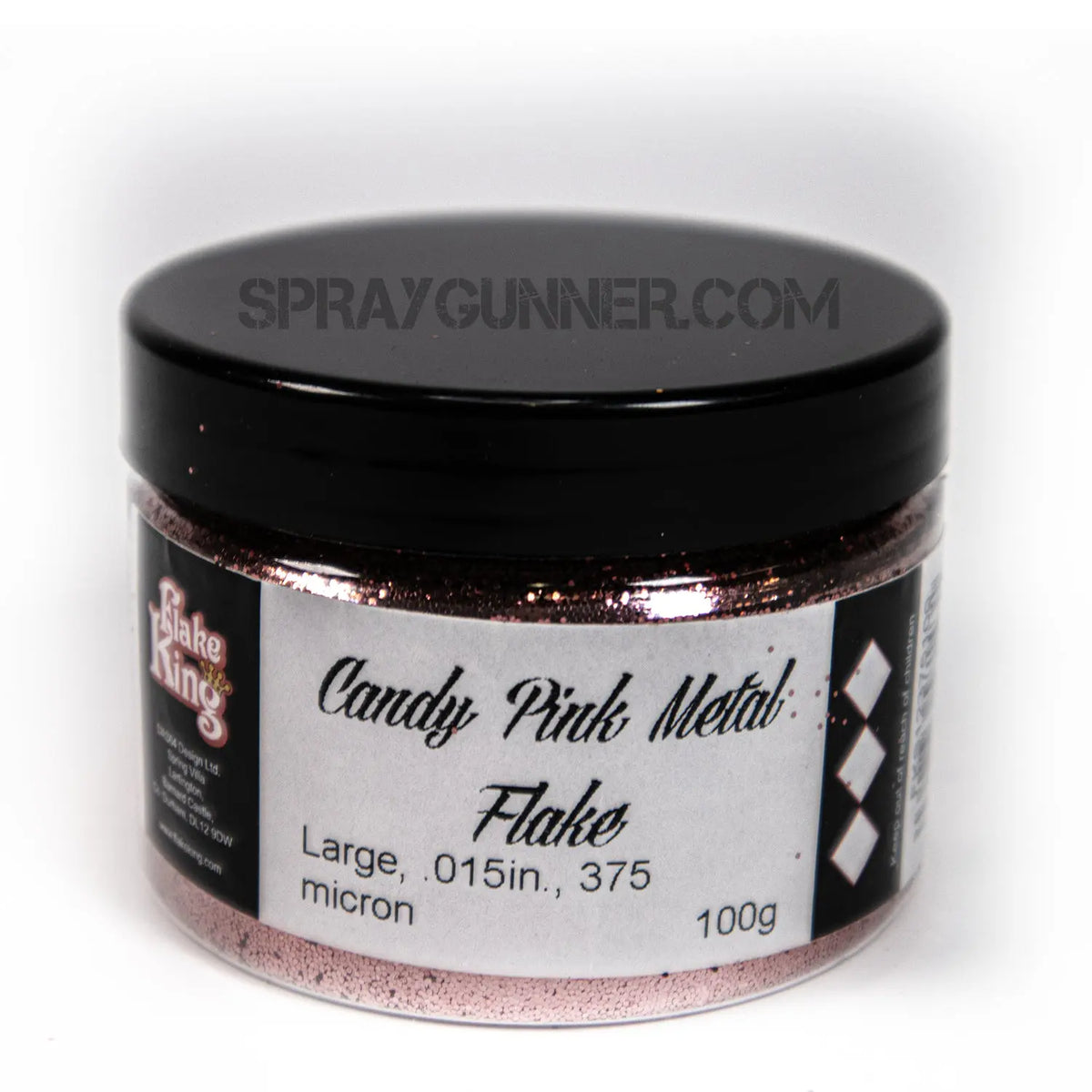 Flake King: Candy Pink Metal Flake