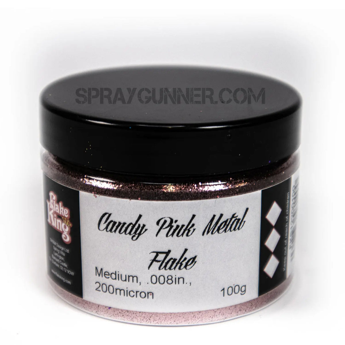 Flake King: Candy Pink Metal Flake