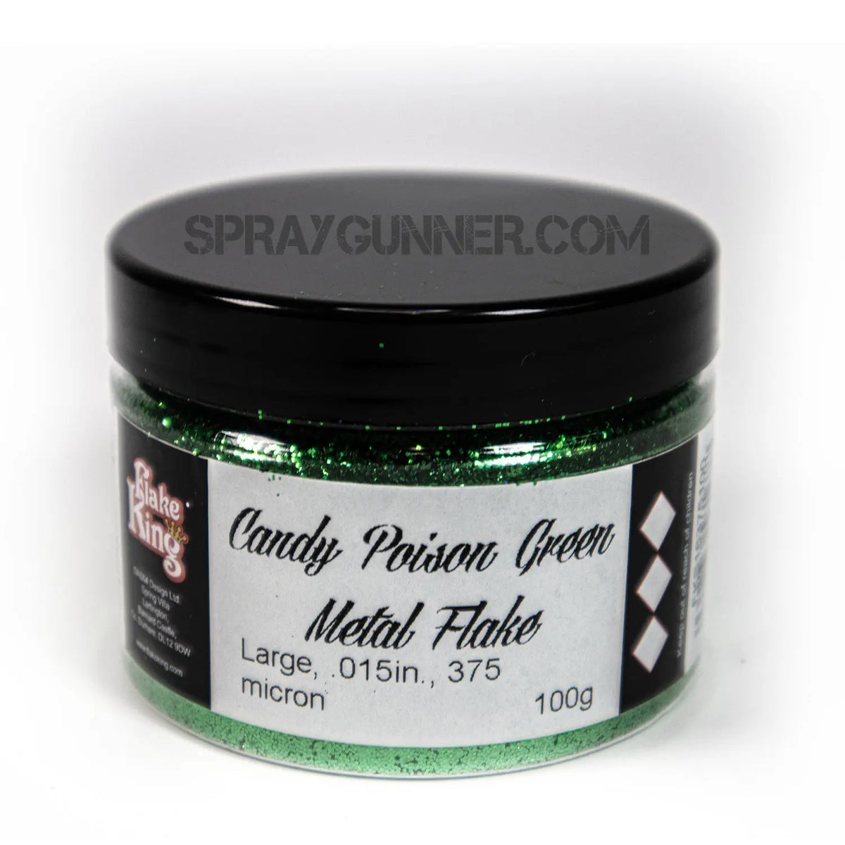 Flake King: Candy Poison Green Metal Flake