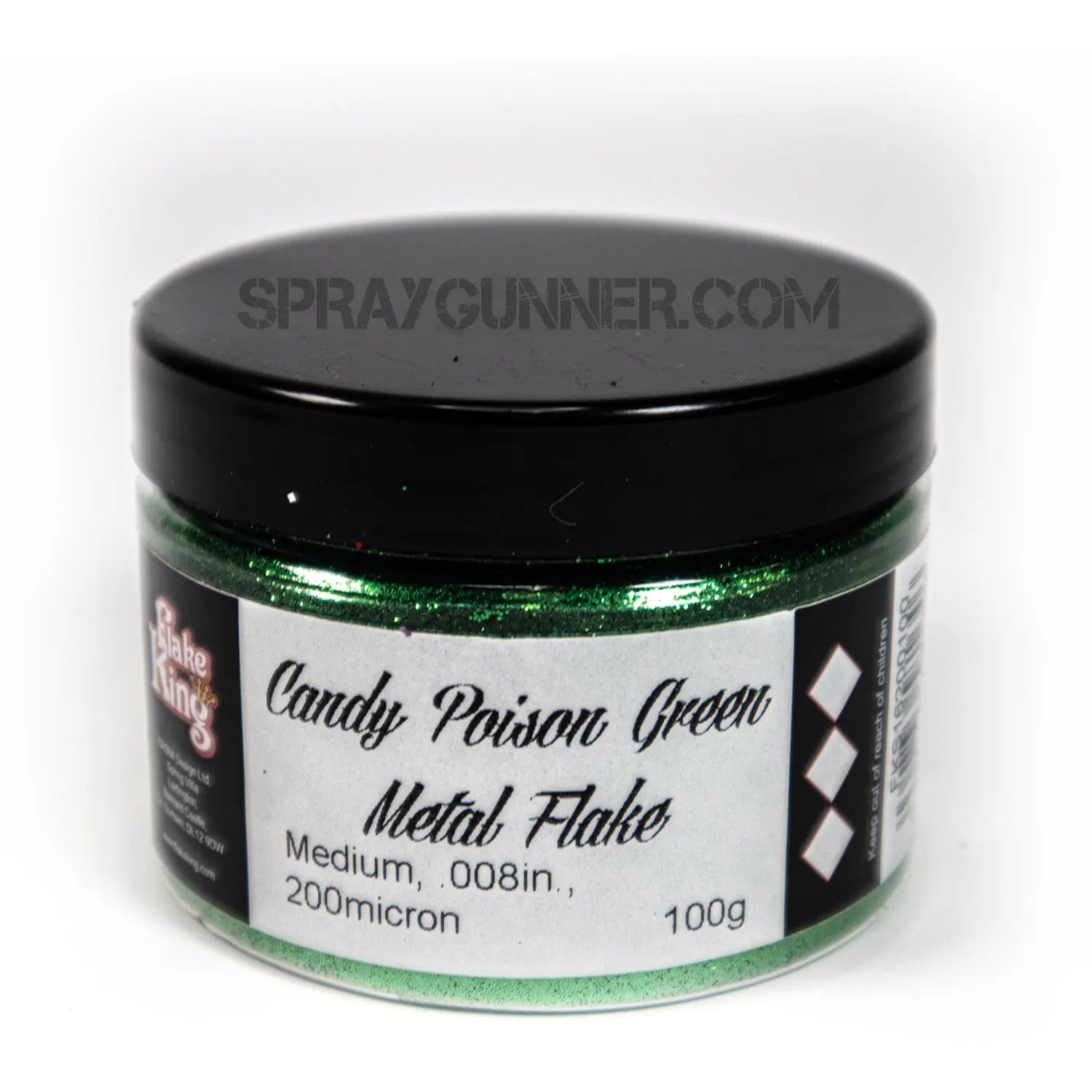 Flake King: Candy Poison Green Metal Flake Flake King